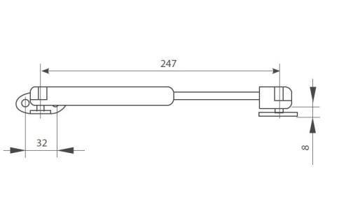 Газовый лифт MSL107A.060GR OPTIMA 60 N фото 2