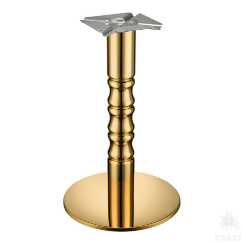 Brass Опора мебельная EXC 1907 Gold глянцевое золото H=710 мм фото 1