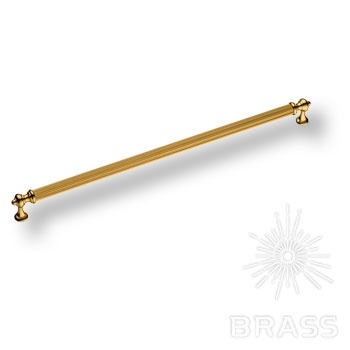 Brass Ручка скоба 2512-003-320 латунь глянцевое золото 320 мм фото 1