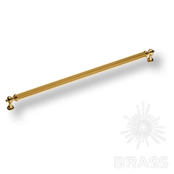 Brass Ручка скоба 2512-003-320 латунь глянцевое золото 320 мм фото 1
