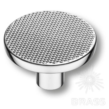 Brass Ручка кнопка 26-Chrome глянцевый хром фото 1