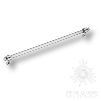 Brass Ручка рейлинг BU 020.320.07 глянцевый хром 320 мм фото 1