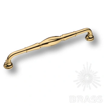 Brass Ручка скоба 4477 0192 GL глянцевое золото 192 мм фото 1