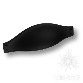 Brass Ручка раковина 1172 064MP24 чёрный матовый 64 мм фото 1