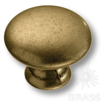 Brass Ручка кнопка 15.324.30.12 античная бронза  фото 1