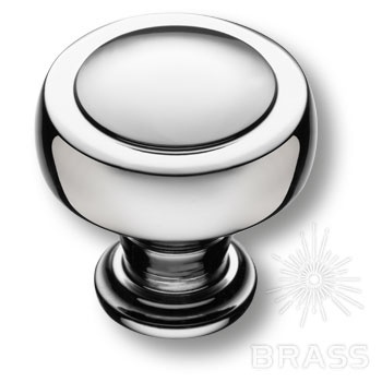 Brass Ручка кнопка 1915 0032 CR глянцевый хром фото 1
