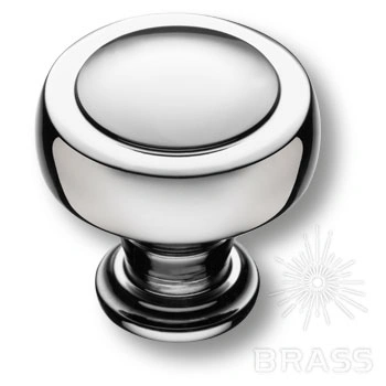 Brass Ручка кнопка 1915 0032 CR глянцевый хром фото 1