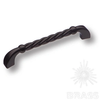 Brass Ручка скоба 7581-810 черный 128 мм фото 1