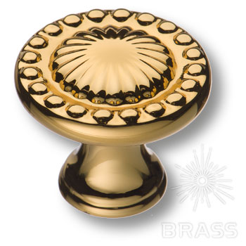 Brass Ручка кнопка 4456 0008 GL глянцевое золото фото 1