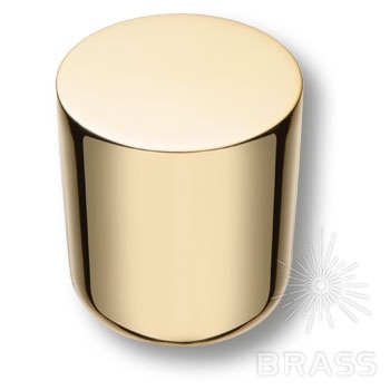 Brass Ручка кнопка 8161-100 глянцевое золото фото 1
