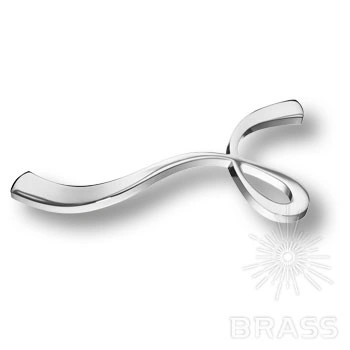 Brass Ручка скоба 8147L 0160 CR левая глянцевый хром 160 мм фото 1