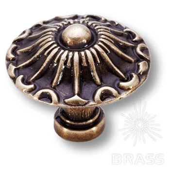 Brass Ручка кнопка 15.304.31.12 античная бронза фото 1