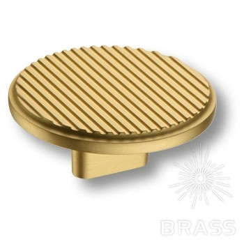 Brass Ручка кнопка 4197 016MP35 матовое золото 16 мм фото 1