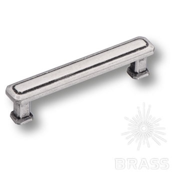 Brass Ручка скоба 1101 096MP14 старое серебро 96 мм фото 1