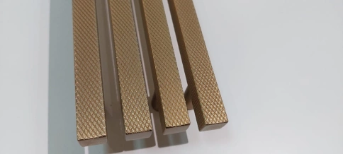 Brass Ручка скоба 8767 0320 GB-GB матовая латунь 320 мм фото 2