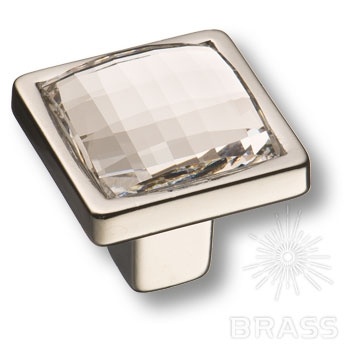 Brass Ручка кнопка 15.320.00.SWA.07 глянцевый хром с кристаллами Swarovski фото 1