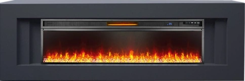Каминокомплект Line 60 (Разборный) - Серый графит с очагом Vision 60 LED фото 2