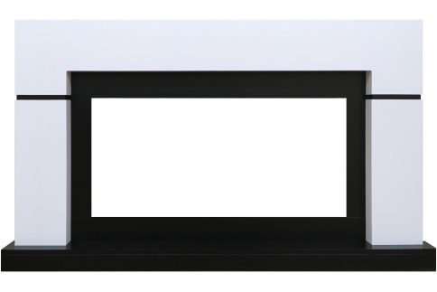 Портал Lindos - Белый с черным (Ширина 1470мм) Royal Flame фото 1