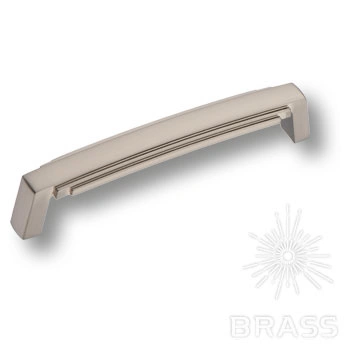 Brass Ручка скоба 4215 0128 NB матовый никель 128 мм фото 1
