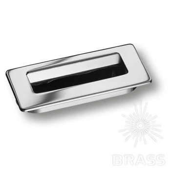 Brass Ручка врезная 3703-400 глянцевый хром фото 1