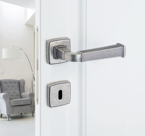 Brass Ручка дверная HA133RO13 OSM ASTORIA старое серебро фото 1