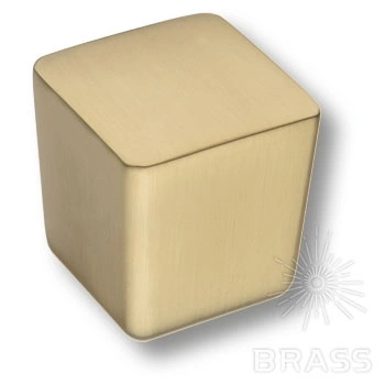 Brass Ручка кнопка 8151-020 матовая латунь фото 1