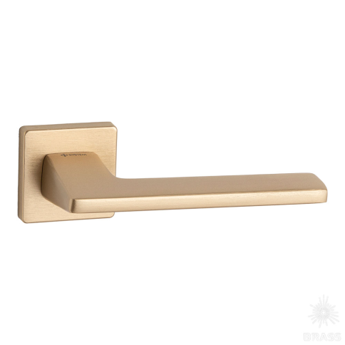 Brass Ручка дверная HA194RO11 ELX5 ZETTA брашированная латунь фото 1
