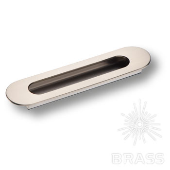 Brass Ручка врезная 1173 160MP08 сатинированный никель 160 мм фото 1