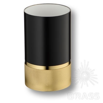 Brass Стакан для зубных щёток 20006 001007 GL-AL6 глянцевое золото/чёрный фото 1