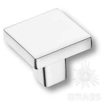 Brass Ручка кнопка 82-Chrome глянцевый хром фото 1