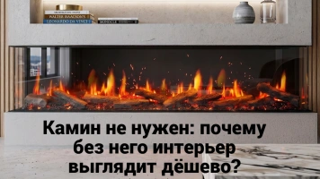 Камин не нужен: почему без него интерьер выглядит дёшево?